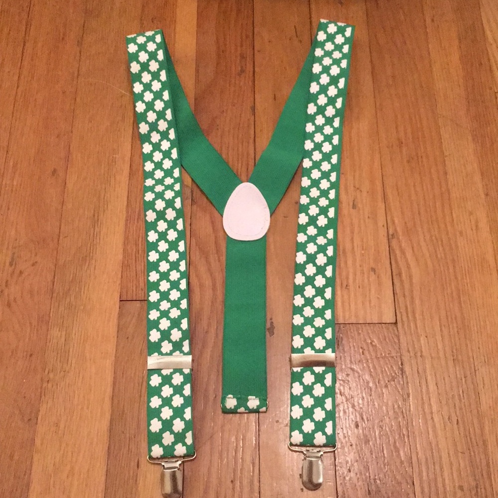 St. Patrick’s day suspenders